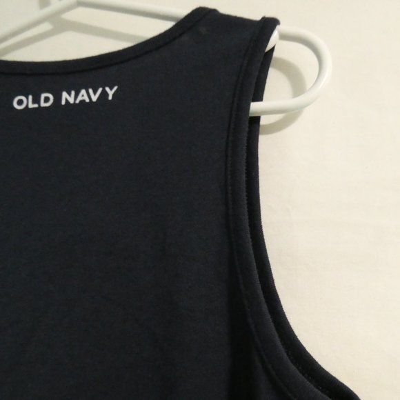 OLD NAVY small (6-7 years) navy graphic tank top Canada 2018 GUC - Picture 10 of 12